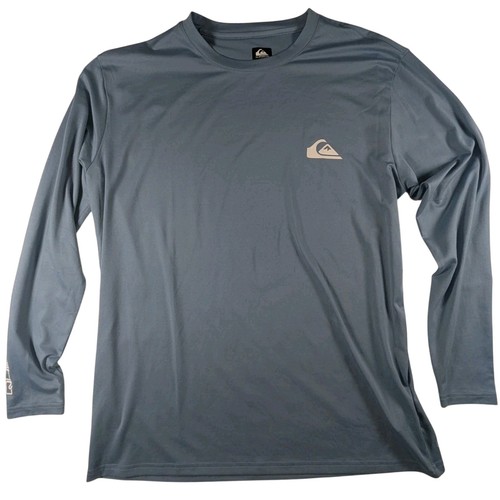 Quiksilver Everyday Surf Tee Mens Size XL Long Sleeve Blue UPF50+ Surf Swim NWT