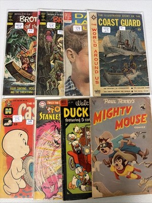 Silver Bronze Age Comic Book Lot of 8 Different Publishers Vintage Lot #27 *S15