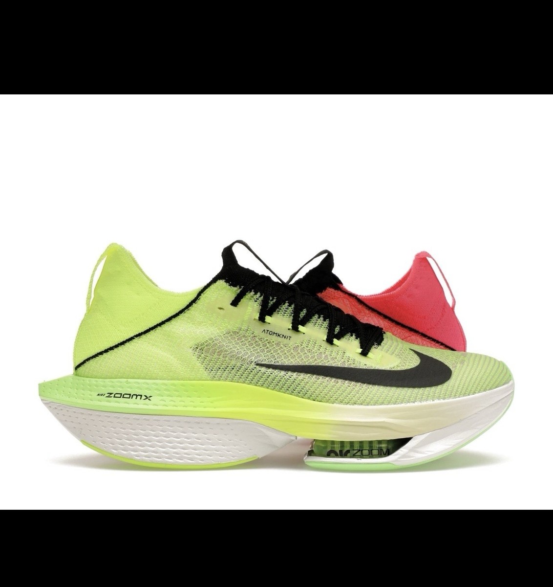 Nike Air Zoom Alphafly NEXT% 2 Ekiden Volt Pink Sneakers, Sz 7
