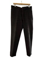 Johnson Woolen Mills Pants Mens 34x30 Adirondack Plaid Wool Vintage Trousers