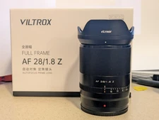 VILTROX 28mm F1.8 Full Frame Lens Auto Focus Lens for Nikon Z Mount Mirrorles