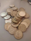 Lot of 2 (TWO) coins - random date 1965-69 40% Silver Kennedy halves (50c)