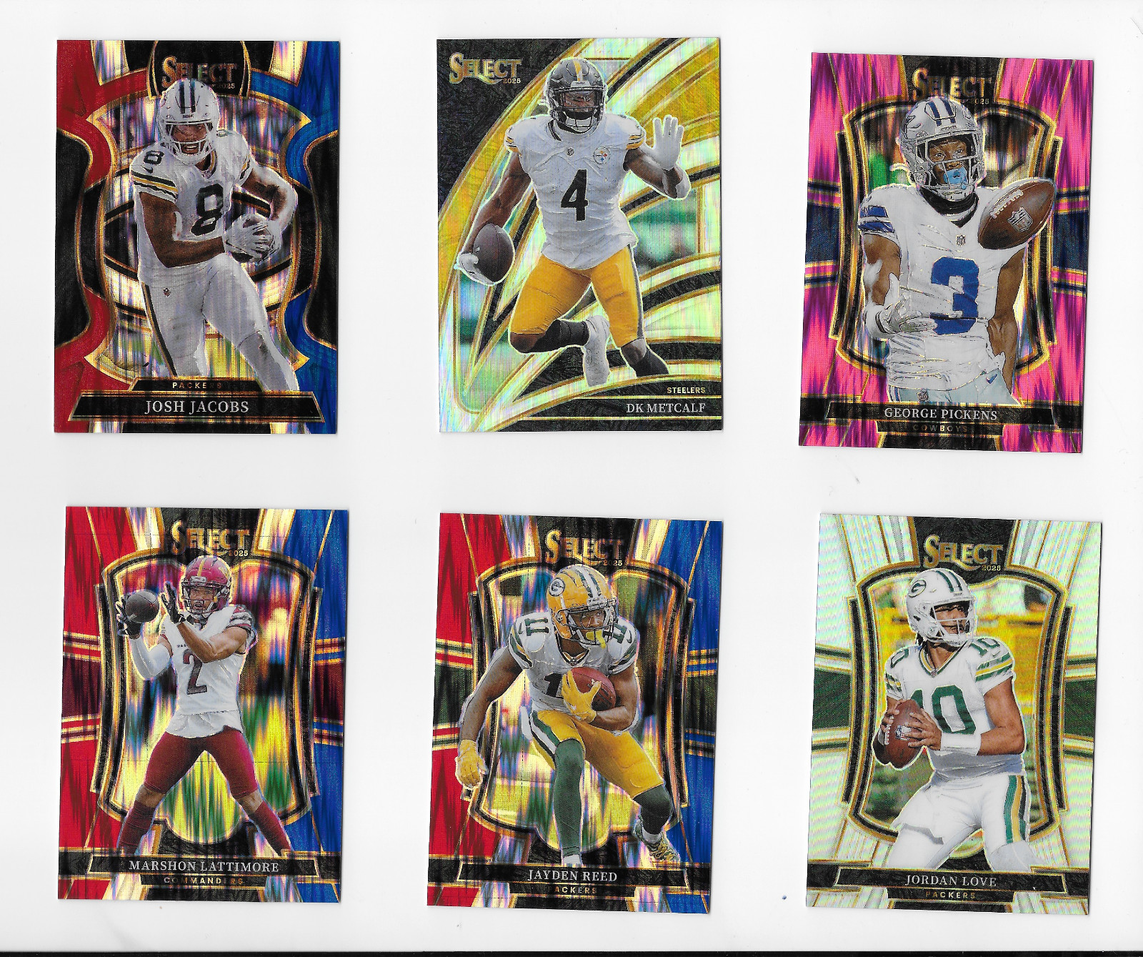 72 Card Select Football Lot AUTO PATCH RC Rookie Parallels # Inserts NFL view 7