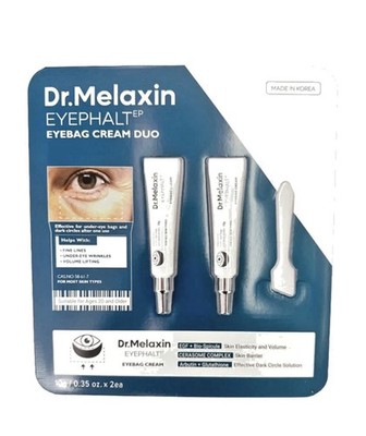 NEW Dr. Melaxin Eyephalt Eyebag Cream Eye Cream Due 10g 2 Pack