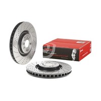 2X Brembo Bremsscheiben 375Mm Gelocht/Innenbel. Vorne Passend FÜR MERCEDES-BENZ