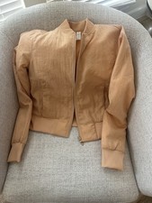 Lululemon Reversible Non Stop Bomber Light Orange Jacket Sz 4
