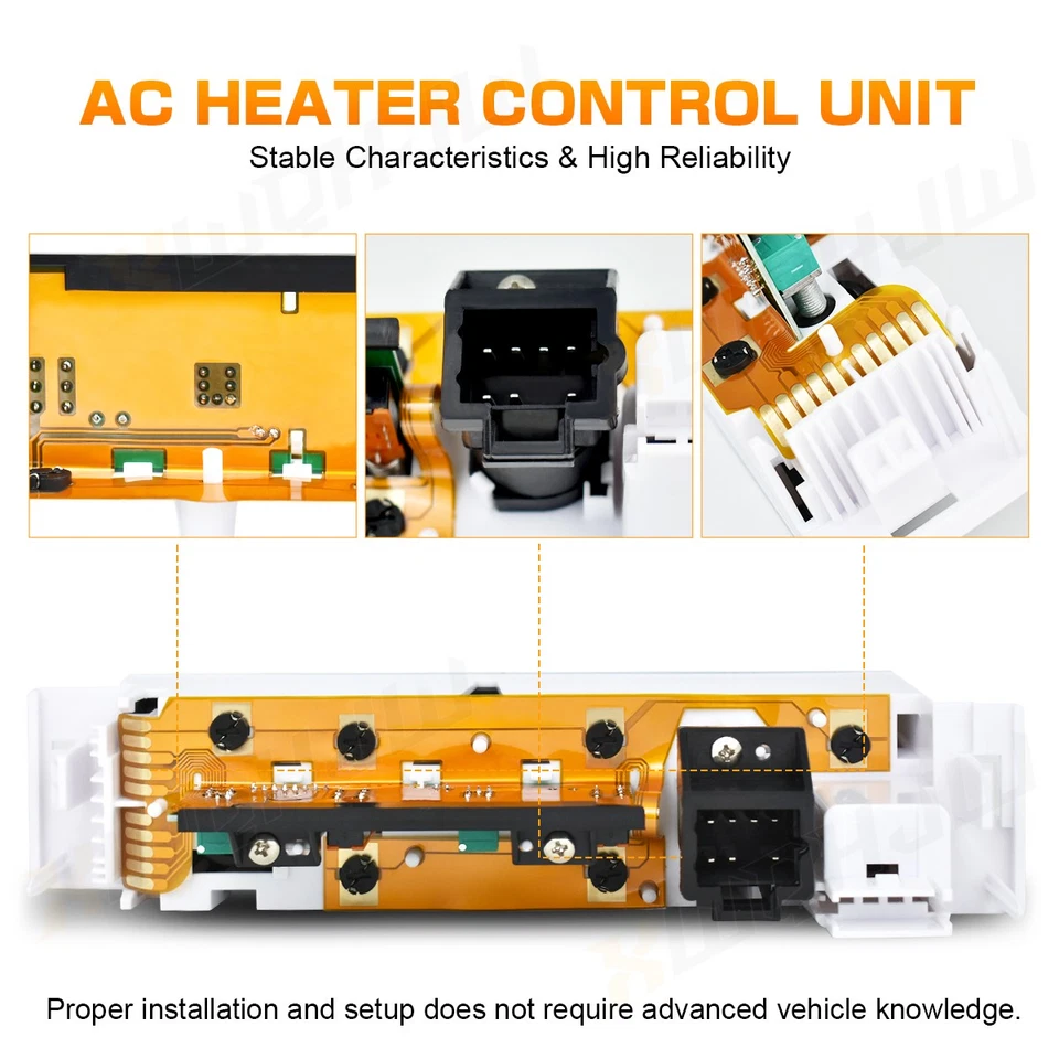 A/C Climate Control Switch For 1996 1997 1998 1999 Chevrolet K1500 Suburban - Image 4 of 4