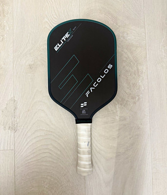 FACOLOS Elite RX Pro Series Table Tennis Paddle Black White Grip FERX8234