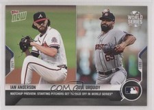 2021 Topps Now World Series Matchups Ian Anderson Jose Urquidy #WSM-12 1c7