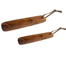 Wooden Solid Shoes Horn Lifter Practical Shoe Lifter Shoehorn For Women Men Use