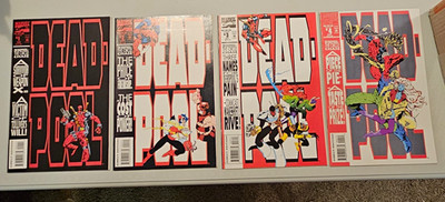 Marvel Comics Deadpool: The Circle Chase #1-4 Direct Edition Comic Book Lot