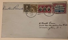 Gov. Franklin Roosevelt FDR autograph signed cover Oct 1932