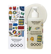 SOOO Kids Swimming Shampoo  Body Wash 2-in-1 10.1 Fl Oz Pack of 1 