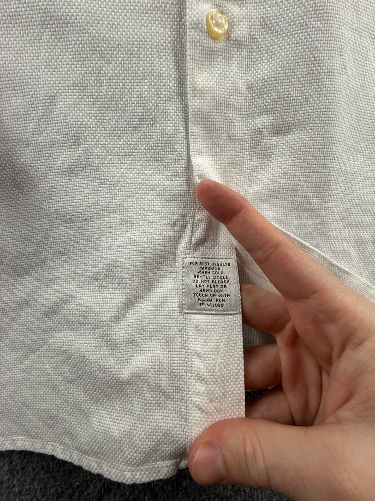 Peter Millar Button-Down Medium Turkey Cotton Whi… - image 12