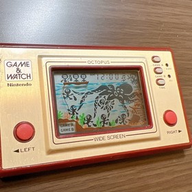 【USED】NINTENDO GAME AND & WATCH Octopus Wide Screen1981 Direct From Japan