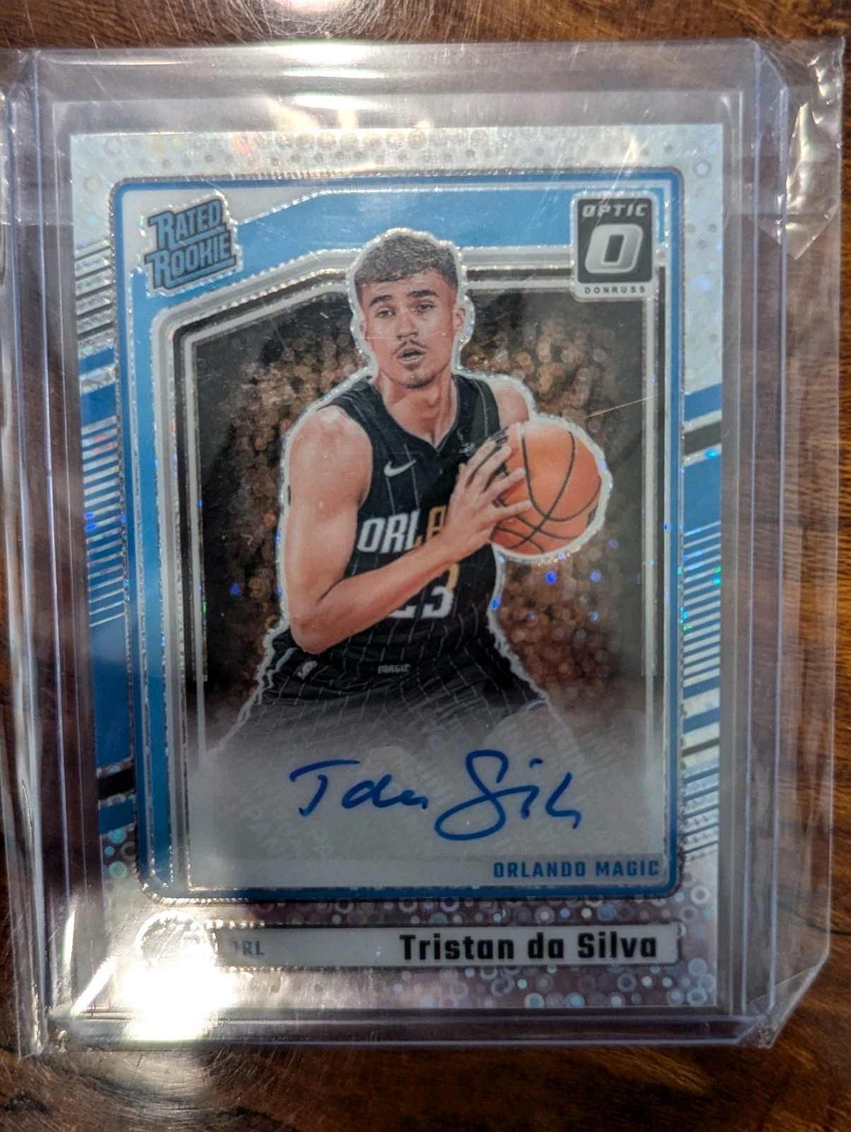 2024-25 Donruss Optic Tristan da Silva #325 Rated Rookie Fast Break Disco Auto 