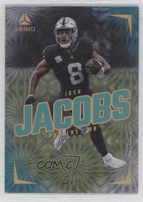 2024 Panini Luminance Teal 13/35 Josh Jacobs #37 7sd