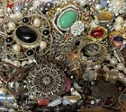 Vintage & Modern Some Signed Costume Jewelry Lot Full Small Priority Box # 154