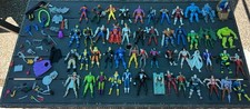 Lote de 50+ figuras de acción vintage Marvel Toy Biz años 90 Venom Green Goblin