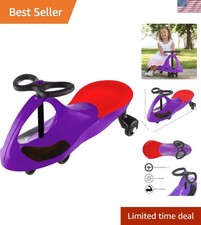 Durable Purple Wiggle Car for Active Kids   Safe Ride On Toy No Gears Needed