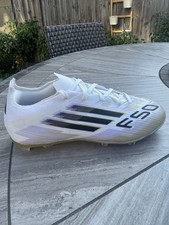 Adidas F50 FG Elite Soccer Cleats White JH7713 Youth Size 4/Women&rsquo;s Size 5