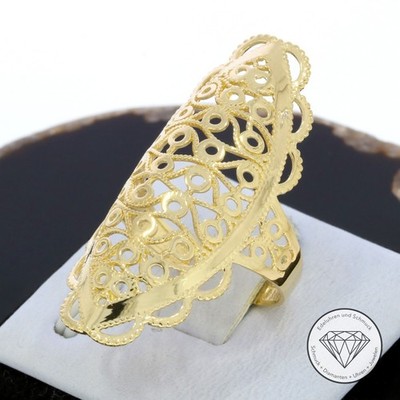 SONDERAKTION WERT 990,- Ring oriental ornamental 585 Gold 14k 14 KT in 57,5 XXYY