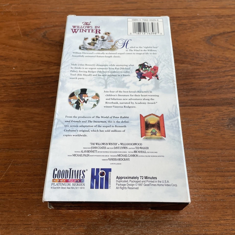 The Willows in Winter (VHS, 1997) - Good - 25% Off 2+!! - Imagem 4 de 4