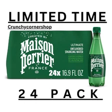 Maison Perrier Sparkling Water 16.9 fl. oz., 24 pk. - FREE SHIPPING!!!