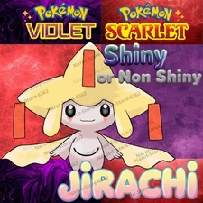 JIRACHI🔥SHINY OR NON SHINY🔥CUSTOM OR UNTOUCHED🔥 FOR POKÉMON SCARLET & VIOLET
