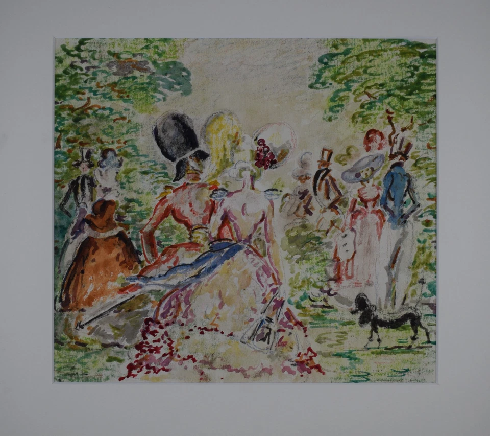 The Guests arrive. Original illustration by the listed artist Harold Hope Read - image 2 of 4