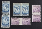 CKStamps: US Stamps Collection Scott#727 H NG Gutter, #753 1NH NG 1H NG