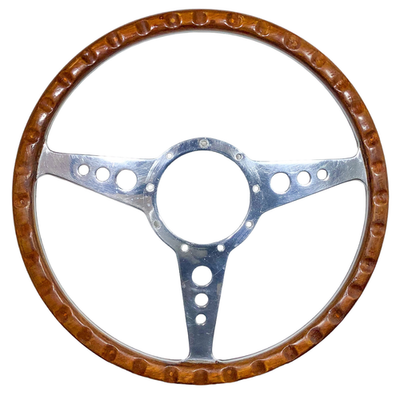 Moto-Lita ウッドハンドル 3スポーク Moto-Lita MK3 Wood Steering Wheel 14
