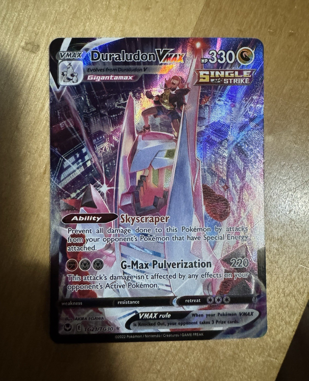 The Pokémon Company Duraludon VMAX TG21/TG30 Silver Tempest TG Holo 2022