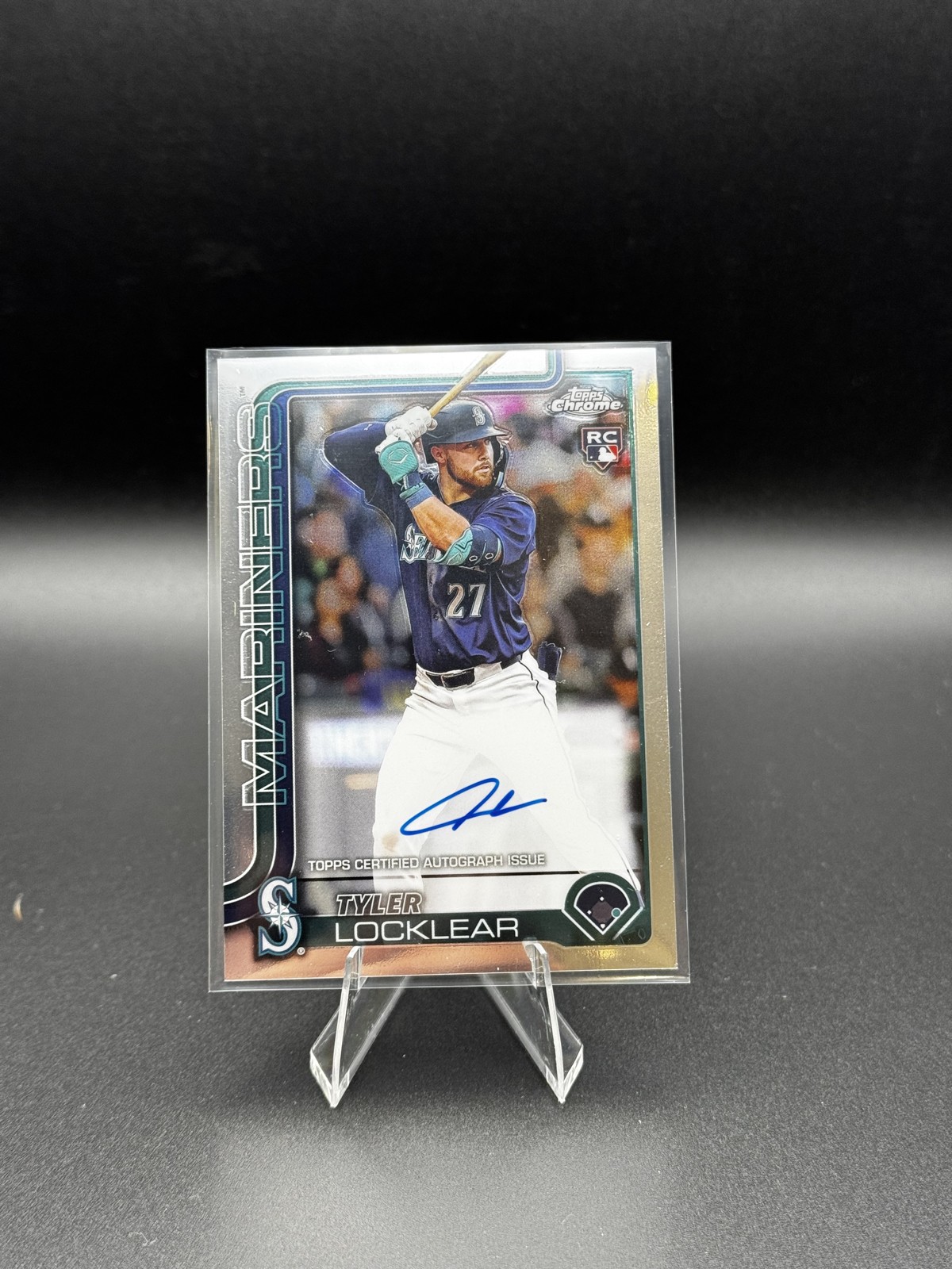 2025 Topps Chrome - Rookie Autographs Tyler Locklear #RA-TL (AU, RC)