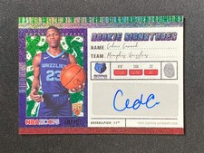 2025-26 Topps NBA Hoops Cedric Coward RC Auto Hoops RookiesPurple Speckle /75