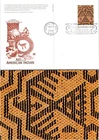 S08-0315, AMERICAN INDIAN ART, HO-CHUNK BAG, PCSPOSTAL CARD FDC