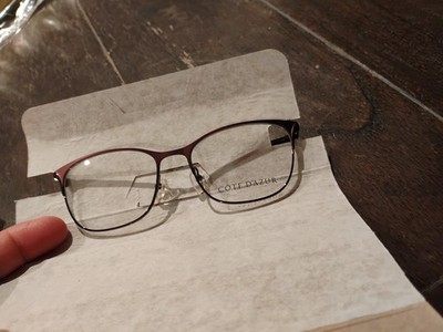 COTE D'AZUR - CDA272 C1 51/16/138 - BURGUNDY NEW Authentic WOMEN FRAMES ONLY #11