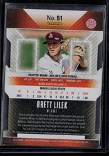 2015 Panini Elite Extra Edition #51 Brett Lilek Aspirations Die Cut #/200