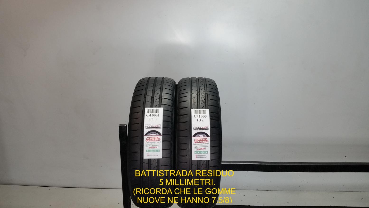 GOMME USATE 185/65R15 88T HANKOOK KINERGY ECO 2 PNEUMATICI USATI C41004