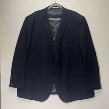 Skopes Madrid 2 Piece Suit Navy Polka Dot Jacket 54R - Trousers 46R (31L) Tailor