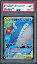 PSA 10 Magikarp & Wailord GX Full Art 098/095 sm9 Tag Bolt Japanese Pokémon card
