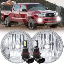 Pair Clear Led Fog Light For Toyota Tacoma 2005-2011 Bumper Driving Lamps Rl