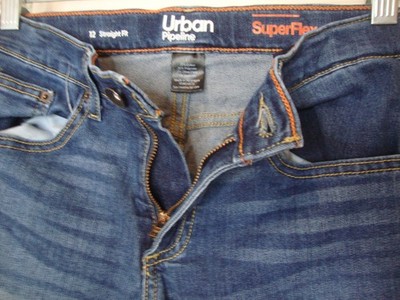 Urban Pipeline Superflex Jeans Girl's 12 Blue Stretch Denim Straight Fit 28x27