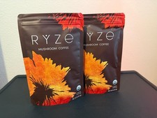 2Pack Ryze mushroom coffee. 6.35 oz -30 servings each 60 servings total 