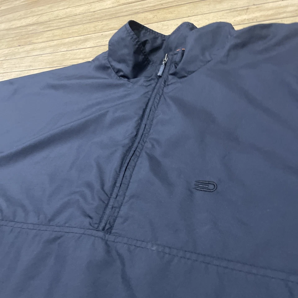 Camiseta de béisbol DOCKERS Golf Stain Defend para hombre XL azul marino 1/2 cremallera manga 3/4 Foto 4 de 4