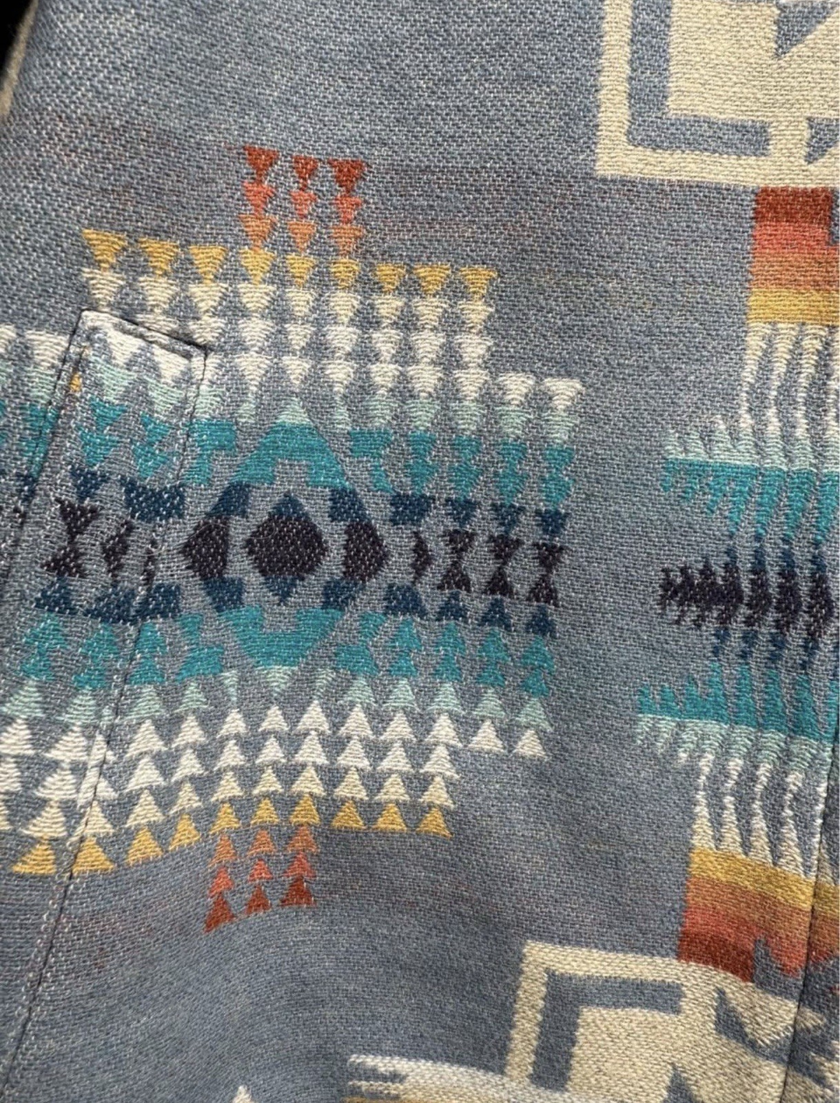 Pendleton Wool Chief Joseph Bomber Jacket Size M - image 4