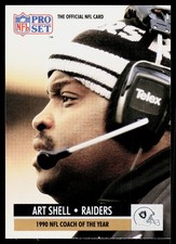 1991 Pro Set Art Shell #4 Los Angeles Raiders
