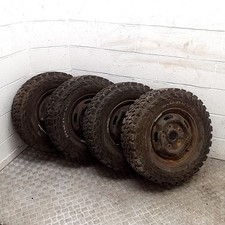 FORD TRANSIT MK1 2002-2006 16 INCH ALLOY WHEELS SET BIG ROCK TYRES 225/85/16