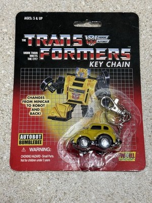 Transformers Fun4All Bumblebee Key Chain Reissue MOC Minibot G1 Hasbro NewSealed