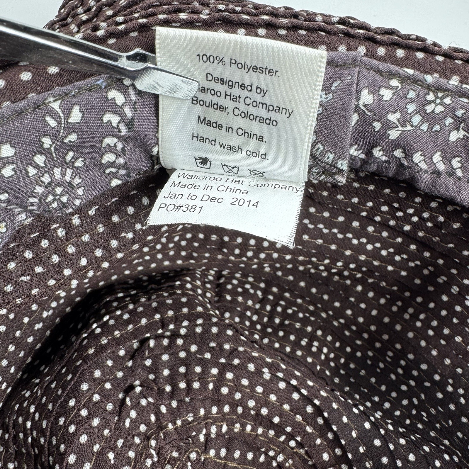 Wallaroo Hat Co Scrunchie Poseable Brim Brown Whi… - image 12